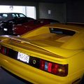 Lotus cars in parking garage