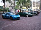 Lotus cars on Indianapolis Center Circle