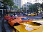 Lotus cars on Indianapolis Center Circle