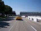 Lotus Elise on Indianapolis Speedway