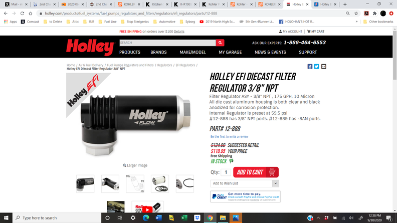 2020 09-30 Holley EFI Diecast Filter Regualtor 0.375'' NPT.png